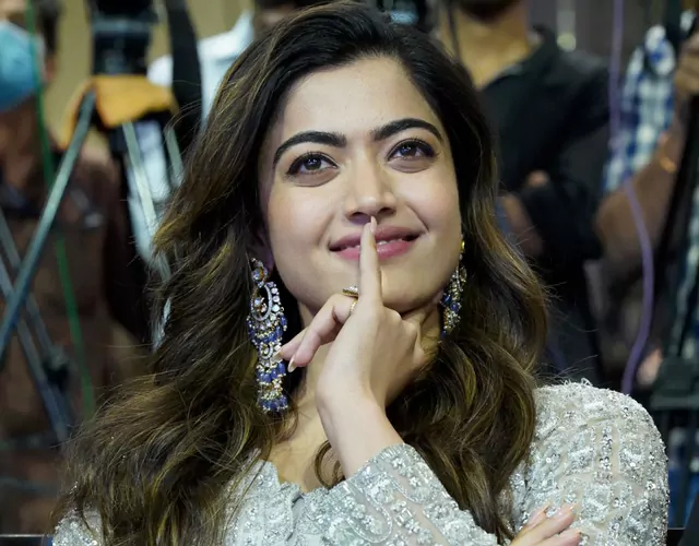 Rashmika Mandanna at Pushpa Thanks Meet